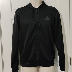 Adidas Train Essentials Seasonal Full Zip Hoodie IS6700 Size Small NWT